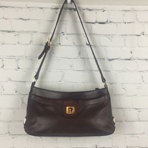 VINTAGE  Etienne Aigner Cordovan Leather Handbag Purse
